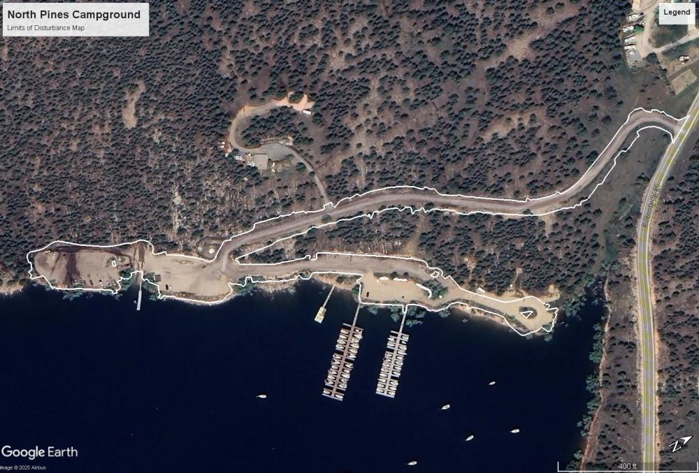 north pines area of construction 