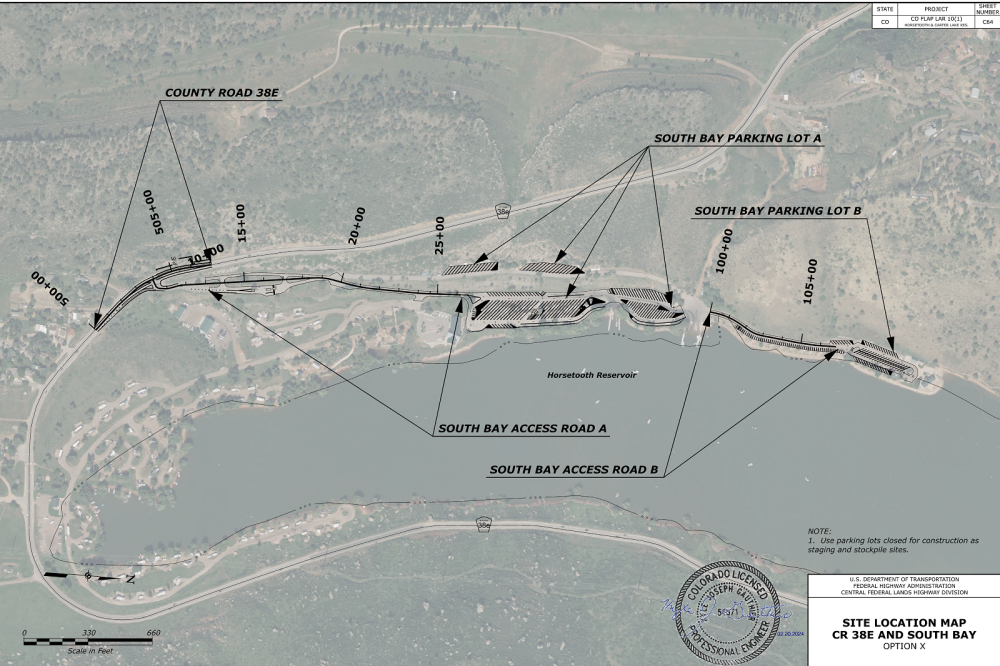 south bay CR 38E project area