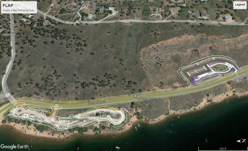 big thompson day use and quarry lot design